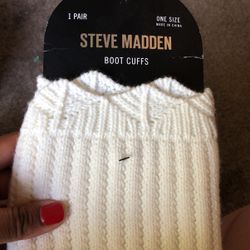 Steve madden boot cuffs