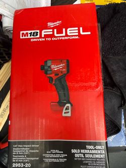 Milwaukee M18 FUEL 1/4" Hex Impact Driver Tool Only