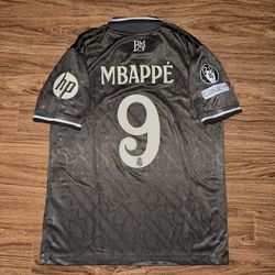 Real Madrid Mbappe #9 24/25 Third Jersey L