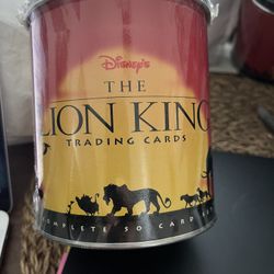 The Lion King 50 Collection Collectible Cards Tin Can