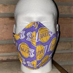 NBA Los Angeles Lakers Face Mask With Filter 😷 Adult Size ‼️ 1 Left