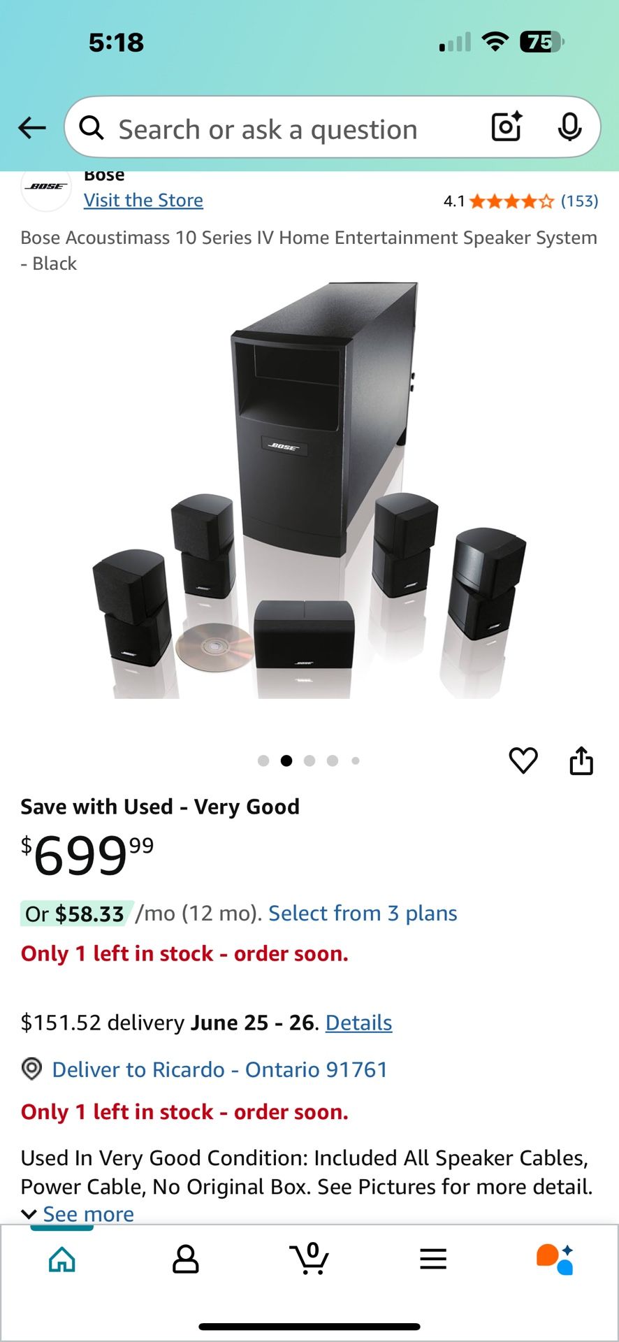 Bose ACOUSTIMASS