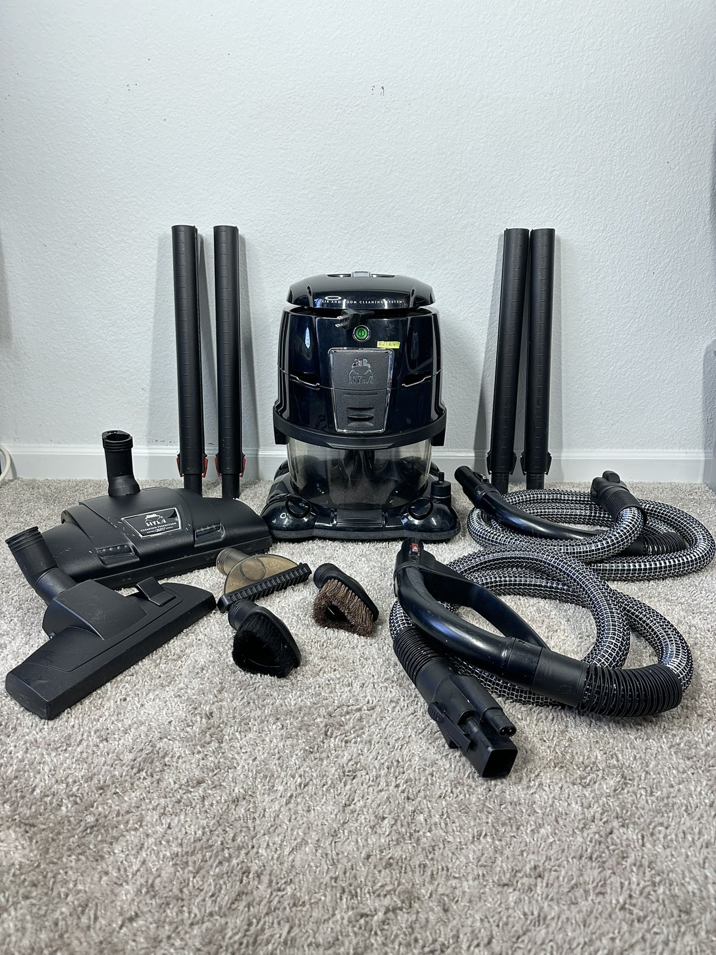 # 2164 HYLA EST canister vacuum cleaner package w/ extras