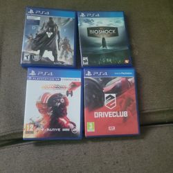 Ps4 Games Total 5 Disc, 4 cases 