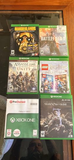 Xbox one games lot