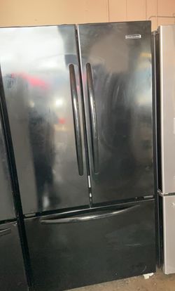 Kitchen Aid French Door Black Refrigerator
