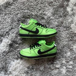 Size 8.5 mens- Nike The Powerpuff Girls x Dunk Pro SB QS Low Buttercup VNDS