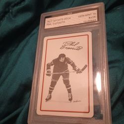 FGS 10 1977 Sports Deck Phil Esposito Boston Bruins Hockey Card