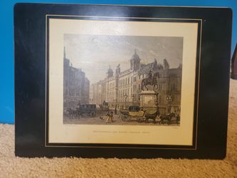 Northumberland House Charing Cross Vintage Print Placemat