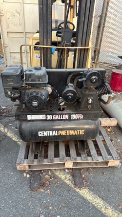 30 gallon 180 psi central automatic gas compressor