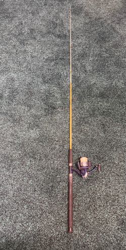 Vintage Shakespeare Tiger Fishing Rod & Reel Combo – Working Reel