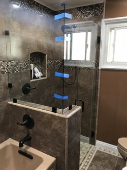 Shower doors & Tile work