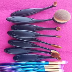 18pcs makeup brushes bundle
