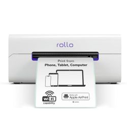 Rollo Wireless Shipping Label Printer - Wi-Fi Thermal Label Printer 4x6 for Shipping Packages - AirPrint from iPhone, iPad, Mac - Supports Windows, Ch