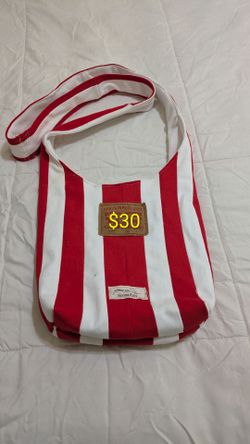 Handmade hobo bag.