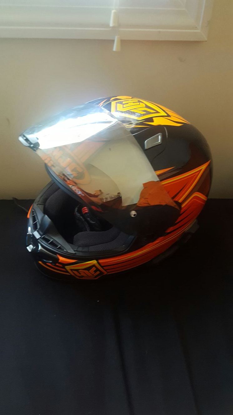 HJC FG17 helmet with sena bluetooth