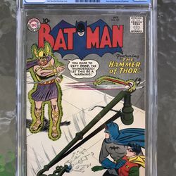Batman #127 (1959) CGC 4.5 — White Pages Thor vs. Batman! Joker; Bill Finger