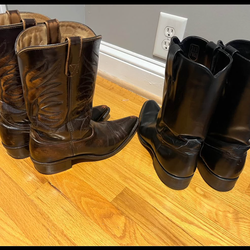 Cowboy boots two pairs size 10.5