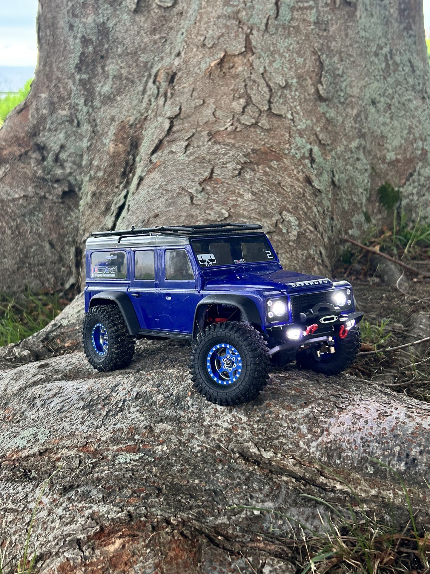 Modified Traxxas Trx4m Land Rover Defender 1:18