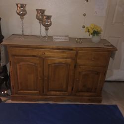 Entry Table With Shelves