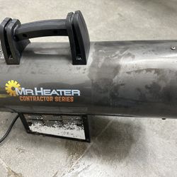 Mr. Heater MH60QFAV 60,000 BTU Portable Propane Forced Air Heater, 19.75 x 11.50 inches, black