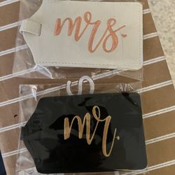 Newlyweds Luggage Tags 