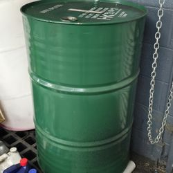 Empty 55 Gallon Oil Drums