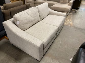 Slope Arm Modular Loveseat