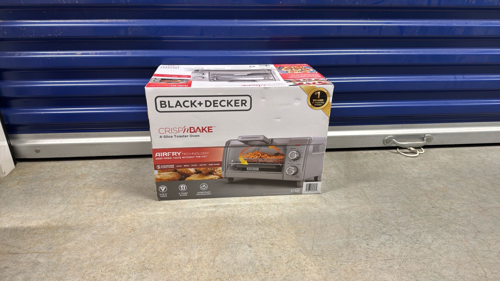 Grey Black+Decker Airfry Technology 