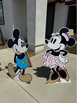 Mickey and Minnie photo props