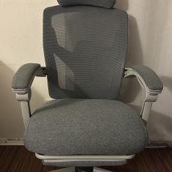 Ergonomic Chair With Footrest 