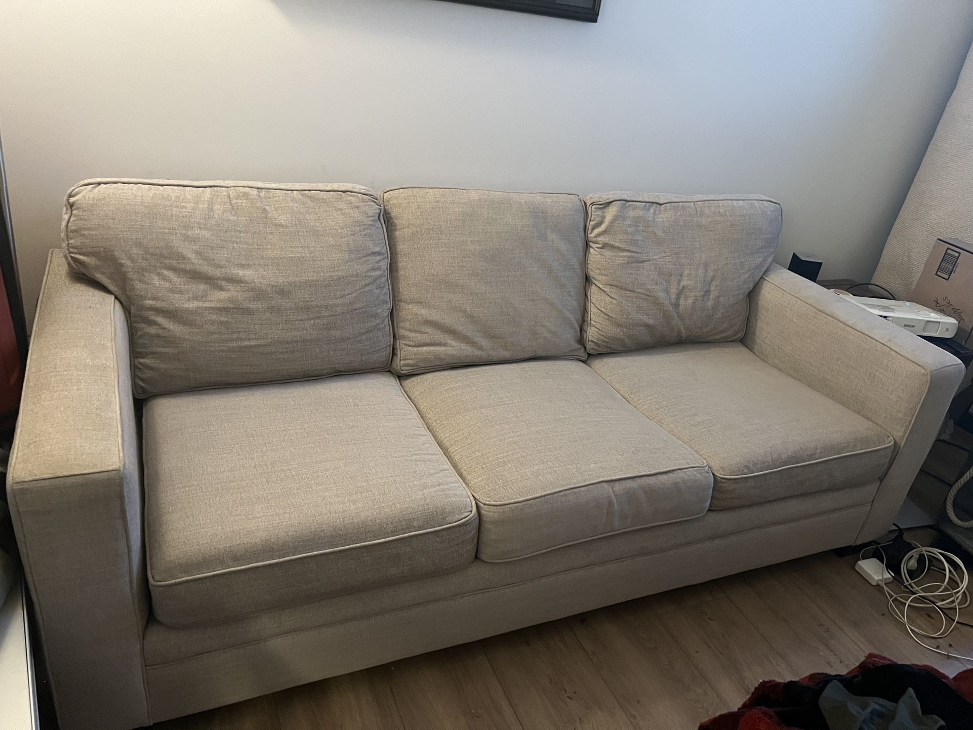 Comfy Beige Couch
