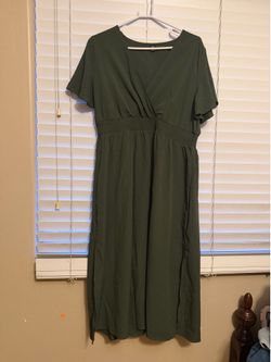 Green dress