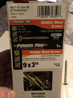 Screws Wood Exterior