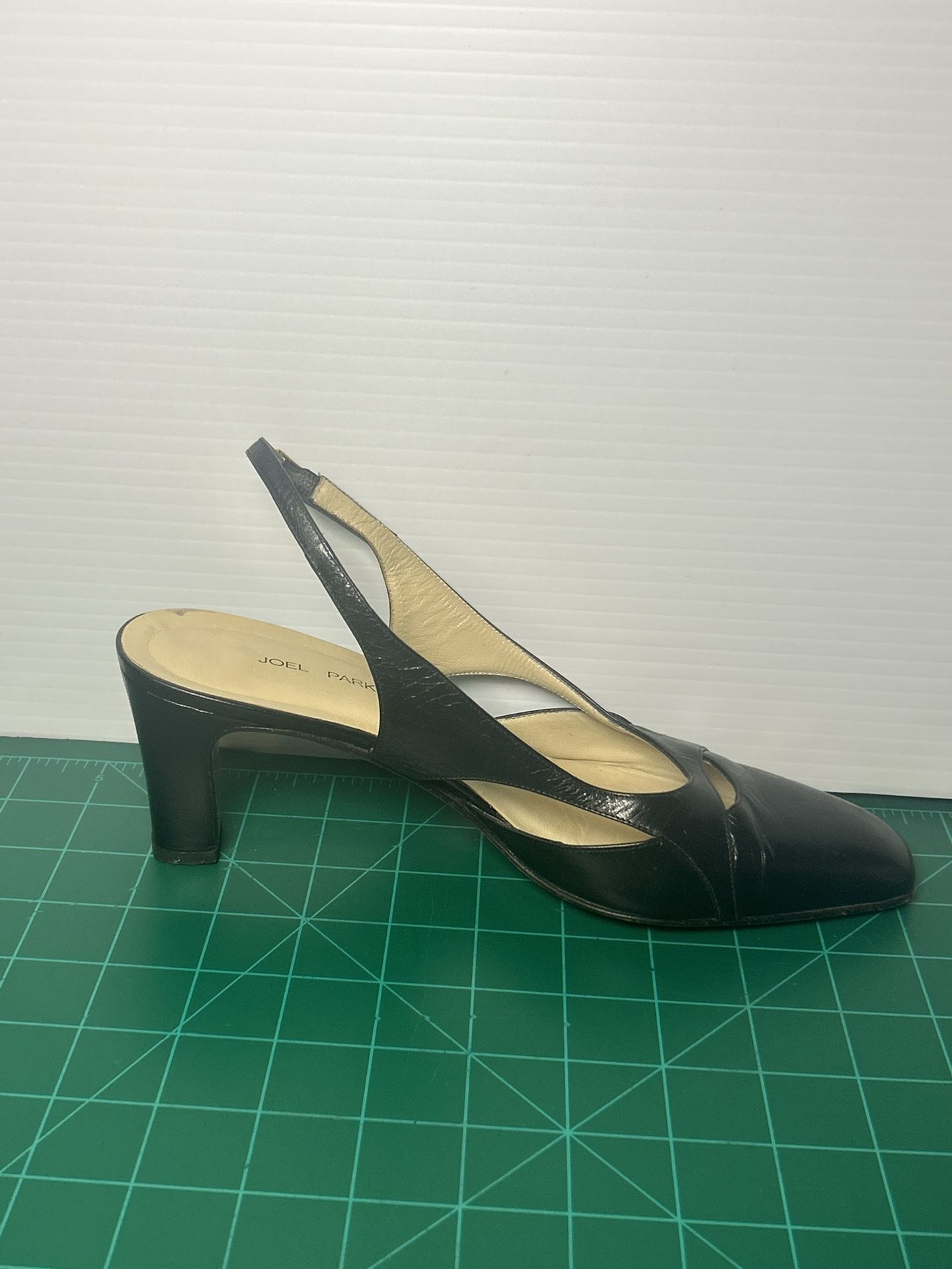 Joel Parker Handcrafted Italian Black Patent Leather Women’s Heels (Size 7)