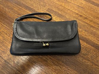 Talbots Vintage Genuine Leather Wristlet Purse