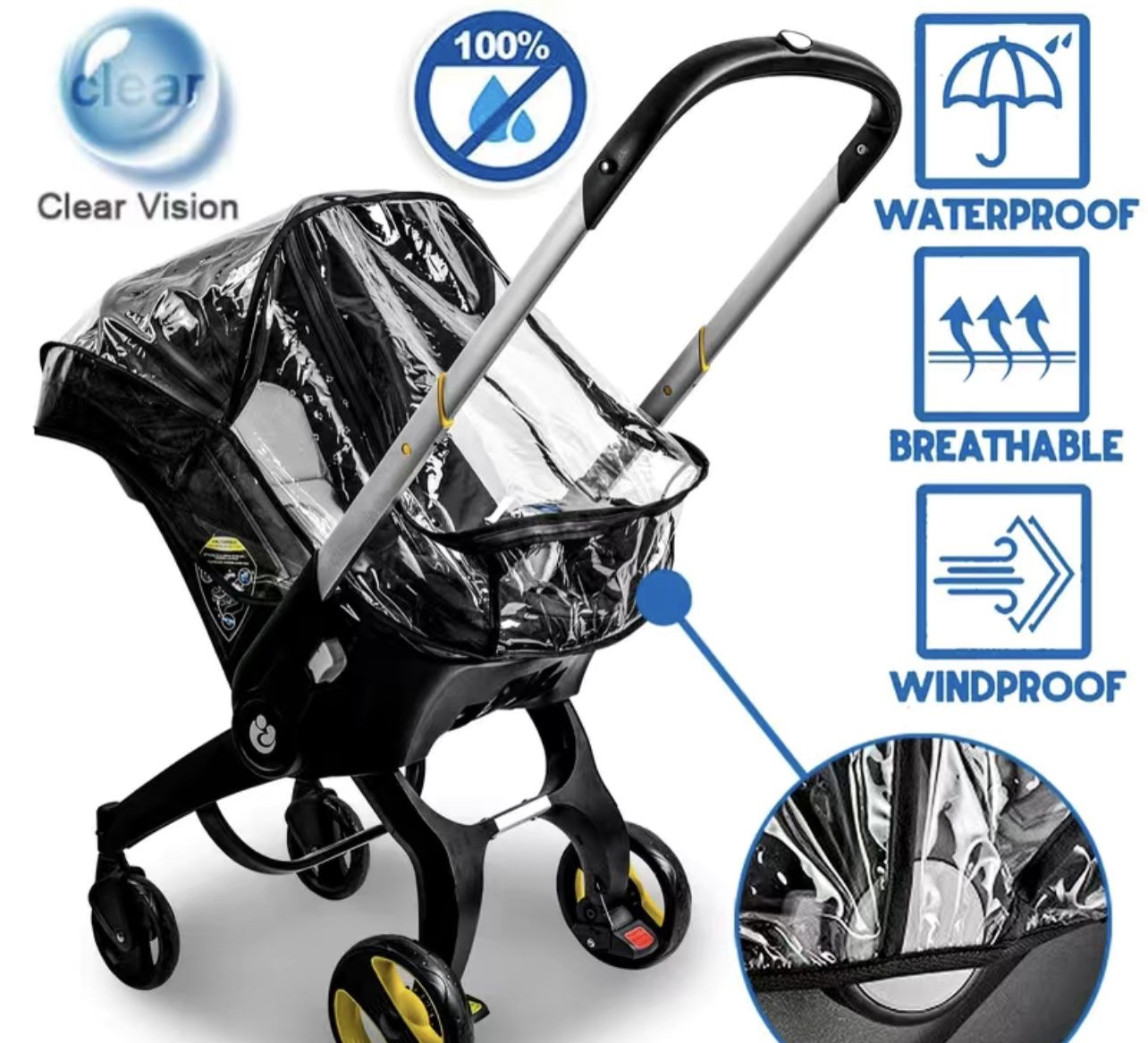 Stroller Wind And Rain Cover