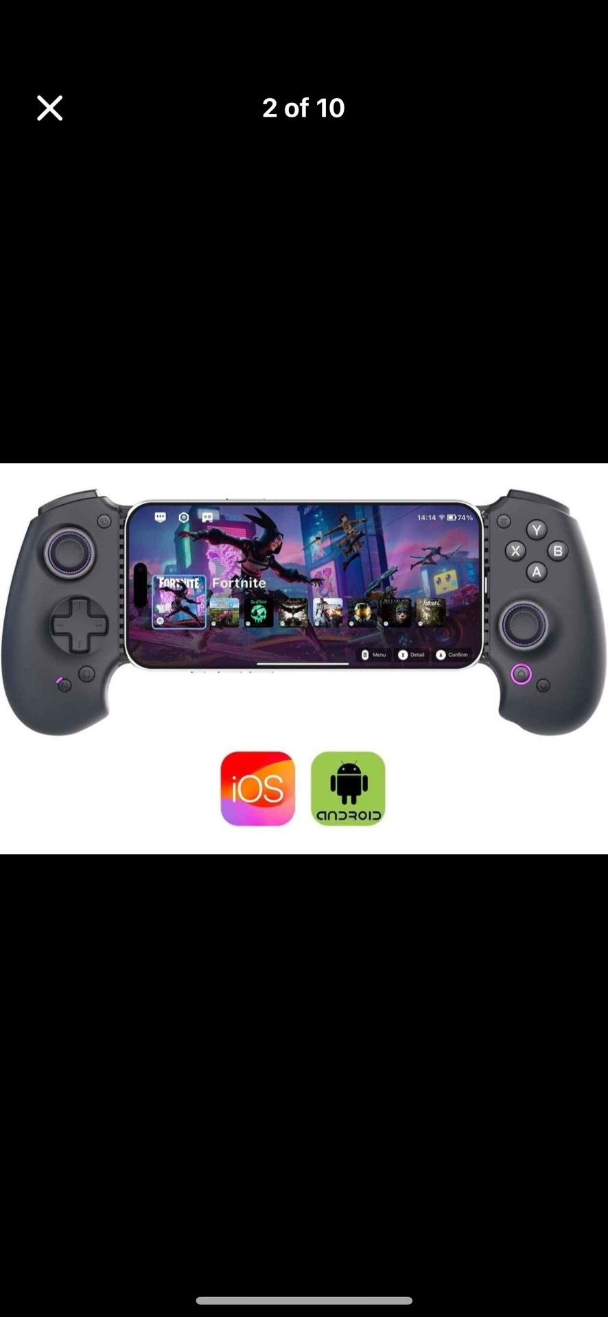 Gaming Phone Controller Full- Sized Abxylute S9 / Mobile Gamepad