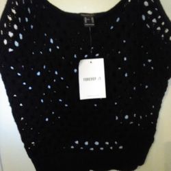 Fishnet Sweater Top Brand New