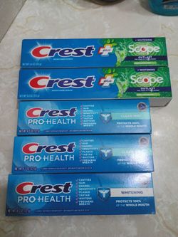Crest 5 por $10