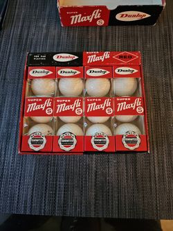 Dunlop Super Maxfli Golf Balls. (Small)