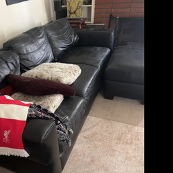 Leather sofa