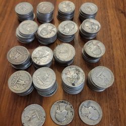 Silver Washington Quarters 