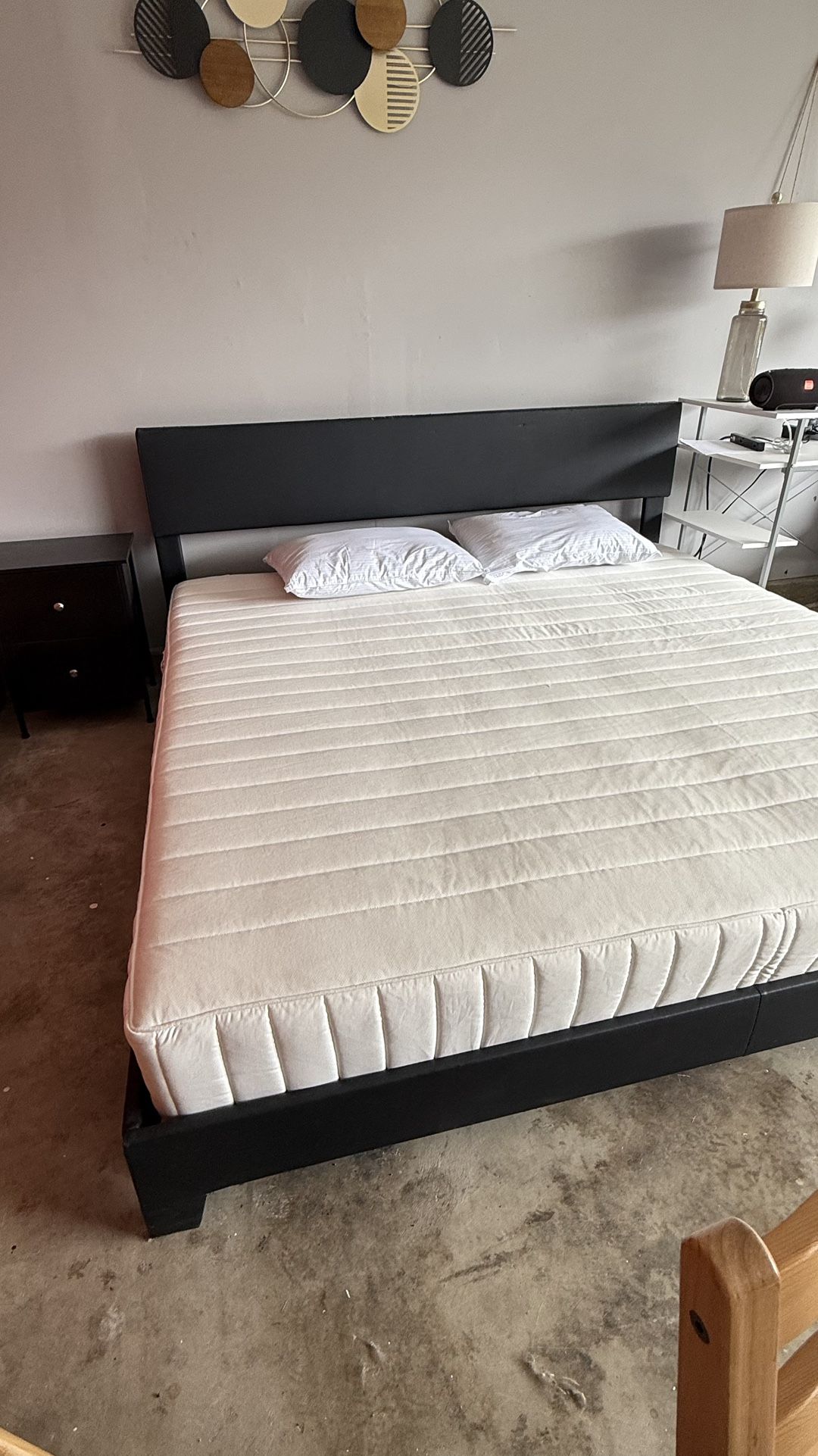 King Size Bed Frame & Mattress