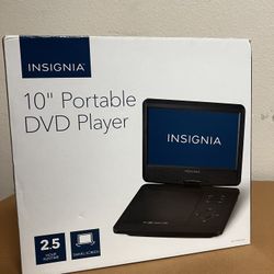 Insignia 10” Portable DVD Player – Brand New in Box