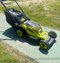 Ryobi ONE+ 18V 13 in. Cordless Battery Walk Behind Push Lawn Mower Machine ONLY