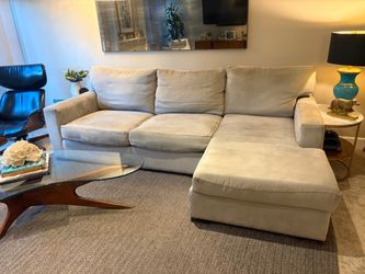 Crate and Barrel Axis 2-piece sectional couch