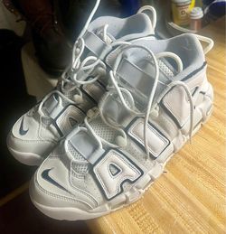 Nike Air More Uptempo White Sneakers
