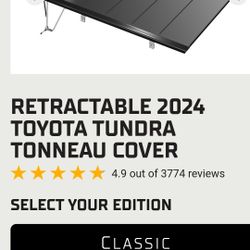 Peragon Bed Cover For Toyota Tundra 2024 