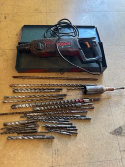 Bosch hammer drill and bits